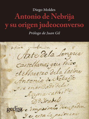 cover image of Antonio de Nebrija y su origen judeoconverso
